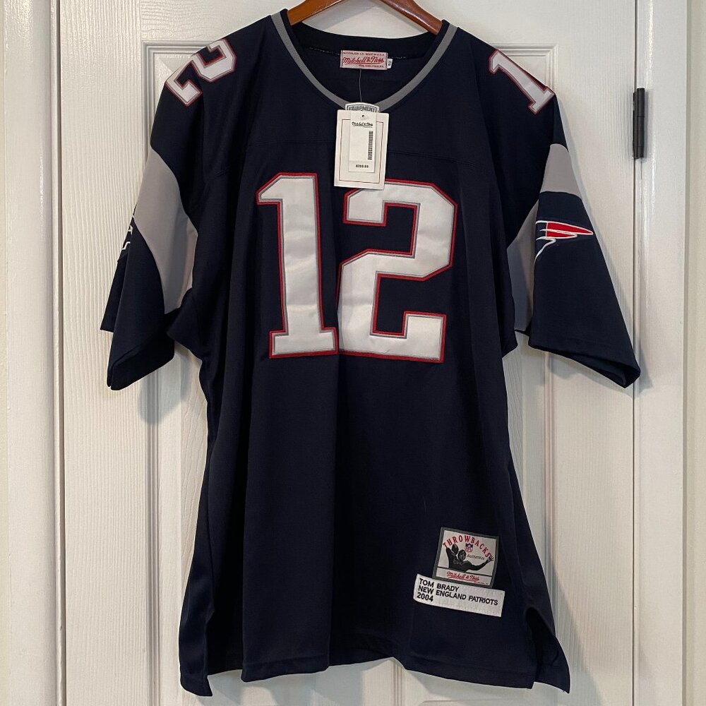 Mitchell & Ness Tom Brady Patriots Jersey, Sz 52 NWT